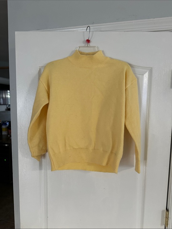 SHEIN Sweaters - Yellow long sleeve Turtleneck Sweater